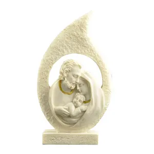 Stock Products Hot Sale Polyresin Religious Holy Family For Decoration