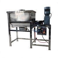 Mélangeur à ruban horizontal WLDH pour poudres, équipement alimentaire et chimique, séchage, SUS316L SUS304, moteur et boîte de vitesses essentiels pour le mélange de poudres