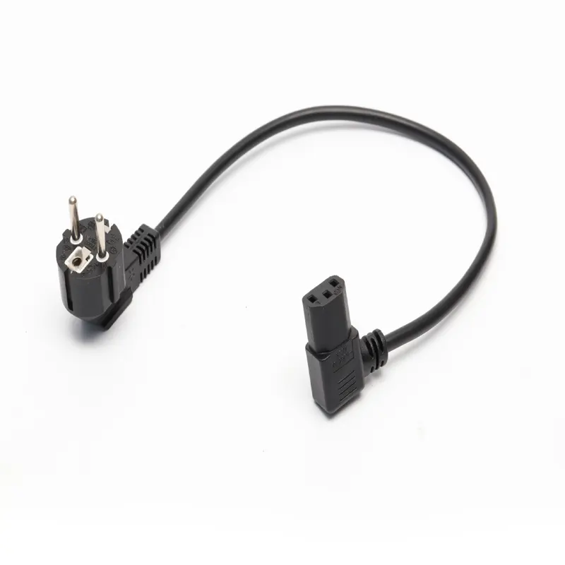 250V computer 2-pin female male power cord connector UK AC power cord