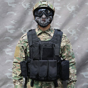 ダブルセーフプレートキャリア600Dポリエステル戦術モールセキュリティベストChaleco Tactico Gilet Tactique装甲Chaleco Antibalas - Product Image 5