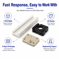 Service de Fabrication et Usinage CNC Personnalisé de Pièces en Plastique PC, PA12, Acétal, Acrylique, PMMA, ABS – Prototype et Usinage Usine