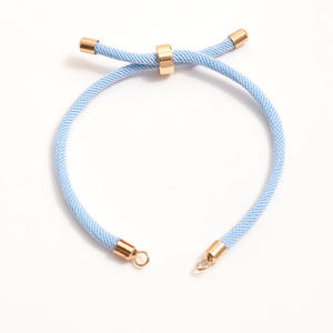 تخفيضات كبيرة ديي الحبال ميلان سوار اليدوية قابل للتعديل المنزلق الملحقات نصف تشطيب للتخصيص أساور سوار - Product Image 4