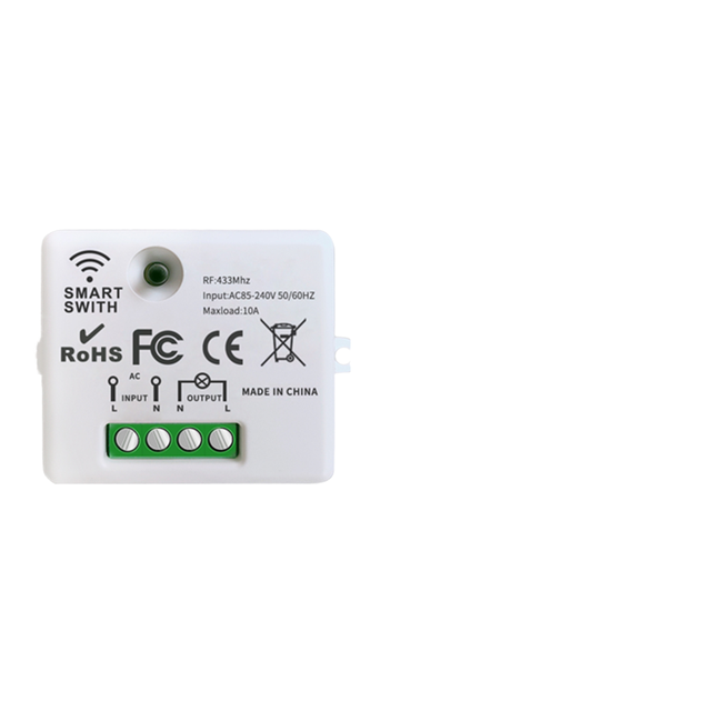 RF 433MHz Self-Powered Kinetic Wireless Remote Control Switch AC 220V Smart Home System Light & Wall Switch Set LED Fan