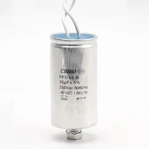 Ac Capacitor Cbb80 HID Lighting Lamp Capacitor 10uf 20uf 30uf 60uf