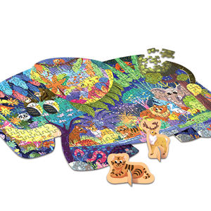 Vente en gros de jeux de puzzle en carton, puzzle irrégulier de 287 pièces pour enfants - Product Image 1
