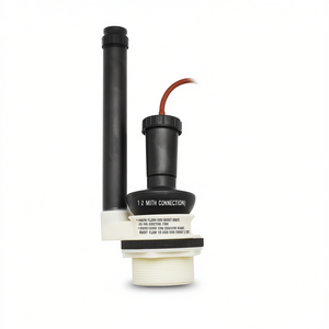 Mécanisme de chasse d'eau en plastique avec bouton poussoir pour réservoir de toilettes, raccordement 1/2 pouce - Product Image 3