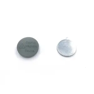 Round Disc Magnet Clip Card Holder Plastic Hijab Model Magnetic Name Badges
