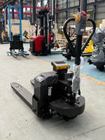 Chariot à palettes électrique à économie d'énergie, batterie sans entretien, chariot à palettes électrique pour la manutention industrielle
