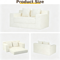 Doux et confortable, peut être transformé en canapé-lit. Vente directe d'usine. Conception compacte. Parfait pour une utilisation dans le salon