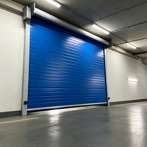 Puerta Enrollable de PVC con Aislamiento y Superficie Acabada para Procesamiento de Alimentos, Almacenamiento en Frío, Apertura Rápida, Doble Rodillo de Elevación - Product Image 2