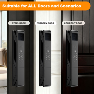 Kamera penyimpanan <span class=keywords><strong>Data</strong></span> Cloud interkom Visual WiFi Pintu Digital pengenalan sidik jari kunci inti c-level cerdas kelas atas - Product Image 3