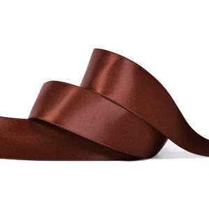 Yama ริบบิ้นกว้าง28มม. สีน้ำตาลเข้มสำหรับบรรจุของขวัญช็อกโกแลต - Product Image 2