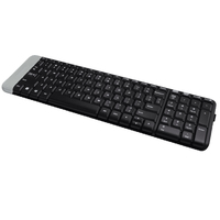 Keyboard Nirkabel Logitech K230 2.4G Asli 100% Mini Keyboard Dengan Receiver Unifying Dengan Baterai untuk Ipad