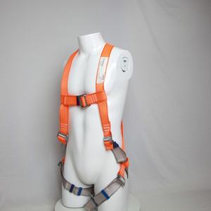5 Point Red Black Full Body Safety Harness Double Hook for Rock <b>Climbing</b> Fire Rescue and High <b>Wall</b> Work - Product Image 2