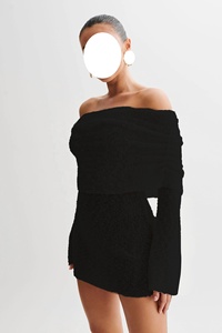 Abito da spiaggia Sexy a <span class=keywords><strong>maniche</strong></span> <span class=keywords><strong>lunghe</strong></span> da donna-2025 stile europeo e americano - Product Image 4