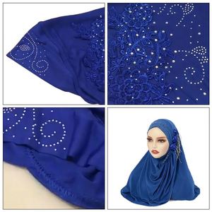 Turban Instant Fringed Ladies Kerchief Flower Ninja Hijab for Women Polyester Multi Colors Winter Promotional Gift - Product Image 4