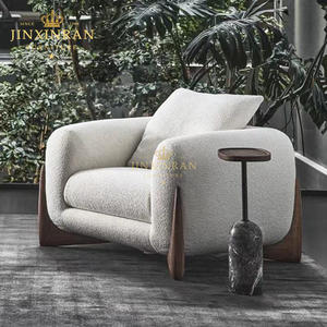 न्यूनतम शैली आधुनिक सरल लक्जरी छोटे सोफे रहने वाले कमरे सोफे कश्मीरी सफेद सोफा - Product Image 4