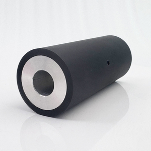 بكرة مصنعة غير قياسية مطلية بالبولي يوريثان مقاومة للاهتراء بكرة سيليكون عالية الحرارة - Product Image 2