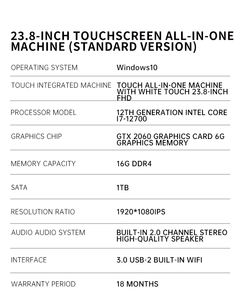 Carrello Mobile con scansione orale All-in-one Touchscreen da 23.8 "utilizzando materiale medico che funziona facilmente con Workstation integrata - Product Image 5