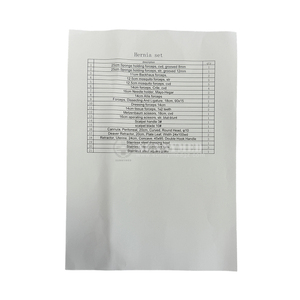 Juego Quirúrgico Completo <span class=keywords><strong>para</strong></span> Reparación de <span class=keywords><strong>Hernia</strong></span> SY-XN59 con Prótesis de <span class=keywords><strong>Malla</strong></span>, Instrumentos Esterilizables <span class=keywords><strong>para</strong></span> Cirugía Abierta y Laparoscópica - Product Image 6