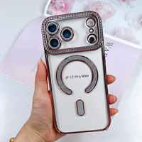 Coque de téléphone à chargement sans fil magnétique adhésive la plus vendue pour iPhone 17, 17 Pro, 17 Pro Max