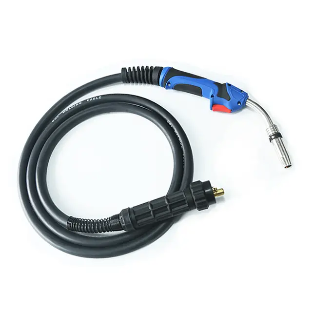 MIG MAG de la antorcha de soldadura de 15AK 24KD 25AK refrigerado por aire antorcha de soldadura MIG MAG de escudo de la antorcha de soldadura de 3 meter cable