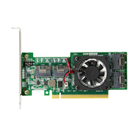 Adaptateur d'extension PCIe 3.0 X16 pour ordinateur industriel PEX8748, sans bifurcation requise pour GPU externe, SSD M.2 NVMe et stockage U.2