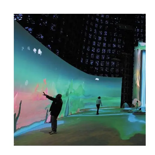 Hochwertige Hologramm projektor 3d holo graphische Projektion interaktive Wand projektion immer sive 3D-Projektion für Einkaufs zentrum
