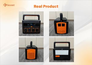 Estación Portátil Lezet de 1200W/1150Wh - Batería de Iones de Litio, Panel Solar MPPT, Carga Inalámbrica, Control Remoto, Puerto para RV, Energía Solar/Automóvil/<span class=keywords><strong>Gas</strong></span>/Aire Acondicionado - Product Image 4