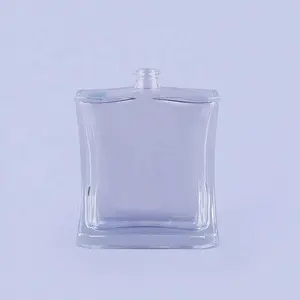 Botella de cristal vacía para Perfume, rociador cuadrado Similar, 100ml