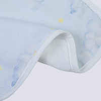 Imprimé bébé petite serviette carrée 100% coton haute qualité bébé mouchoir bébé vêtements de toilette