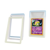 Protection transparente pour cartes TCG, en acrylique, pour étui personnalisable