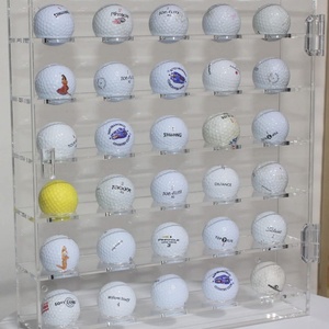 Wholesale Custom Clear Transparent Acrylic Cabinet Wall Rack Holder Golf Ball <b>Display</b> <b>Cases</b> Customizable Size Shape Yageli - Product Image 1