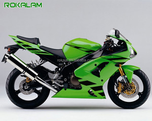 Carénage de moto pour Kawasaki <span class=keywords><strong>636</strong></span> ZX-6R <span class=keywords><strong>ZX6R</strong></span> 2003 <span class=keywords><strong>2004</strong></span> ZX 6R 03 04, carénage de moto de course sportive, pièces de carrosserie - Product Image 1