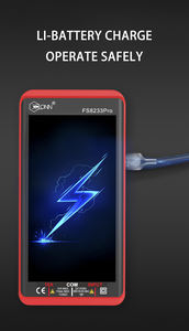 מגע מסך מודד 1000V 9999 ספירות מד מתח מתח הנוכחי בדיקות כלי דיגיטלי מודד - Product Image 6