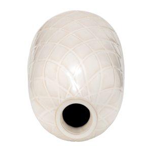 Vaso in ceramica con motivo a quadri per l'arredamento del soggiorno e vaso decorativo per fiori per la camera da letto - Product Image 4