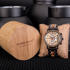 2025 pour DODO DEER marque de luxe montres pour hommes en gros OEM érable bois montres Quartz 22mm Antique mode affaires - Product Image 6