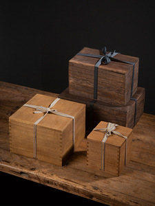 Boîte à parfum en <span class=keywords><strong>bois</strong></span> exquis, étui de présentation de parfum parfumé pour cadeaux de fête et paniers-cadeaux de luxe - Product Image 3