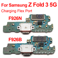 Câble flexible de carte secondaire pour Samsung Galaxy Z Fold 3 (F926) avec axe de rotation, port de charge, lecteur de carte SIM et axe de charnière