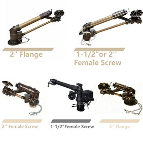 Canon à eau d'irrigation 57M Titans Impact, grand canon métallique à turbine 360° pour l'agriculture et les fermes - Product Image 6