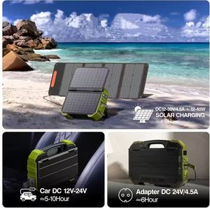 Generatore Solare da 1600W Power Station con Pannello Solare Integrato e Uscite AC DC USB PD per Campeggio, Camper, Blackout ed Emergenze - Product Image 6