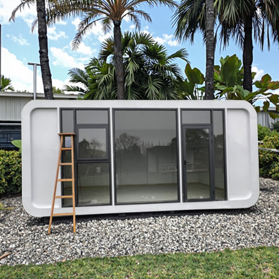 Hot Selling Mobile Apple Cabin Green Prefab House Tiny Pod Soundproof for Camping - Image 3