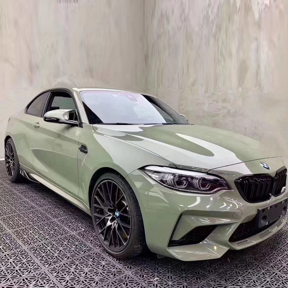 Glossy Crystal Khaki Grey