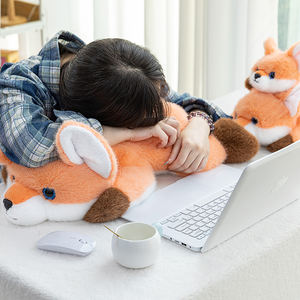 Animal de peluche de <span class=keywords><strong>zorro</strong></span> de 30 cm, 40 cm, 60 cm, de algodón PP juguete, bonita muñeca exquisita personalizable para niños, regalo festivo, decoraciones de cabecera - Product Image 3