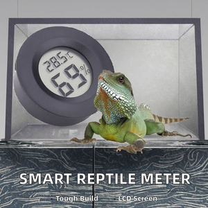 スマートデジタルLCDプラスチックOEM熱湿度計水族館農業用農場爬虫類タンク使用 - Product Image 2