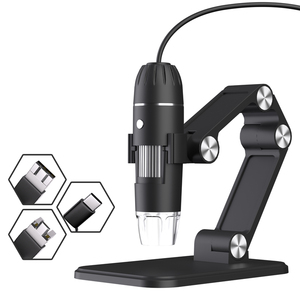 3 In 1 Uface face nterface igigtal icamamera con Android yype 1600X orortable leclectronic pair epair Microscopio - Product Image 5