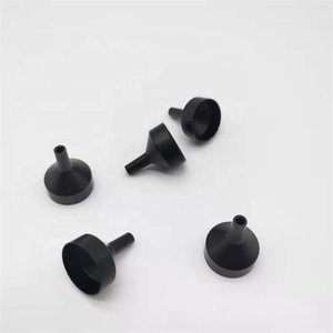 Cheap price matte black small size aluminum funnel for bottle