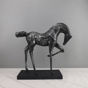 Scultura di Cavallo di Alta Qualità per l'Anno del Cavallo, Artigianato in Metallo, Regalo di Nicchia, Decorazione per Soggiorno, Ingresso, Mobile TV - Product Image 4