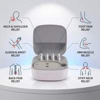 Masseur à impulsions TENS EMS, mini stimulateur musculaire électrique, appareil de massage portable pour soulager la douleur au cou et au corps