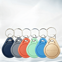 Llavero de Plástico ABS Impermeable con Etiqueta RFID 125kHz NFC Multicolor Mini, Directo de Fábrica, para Control de Acceso